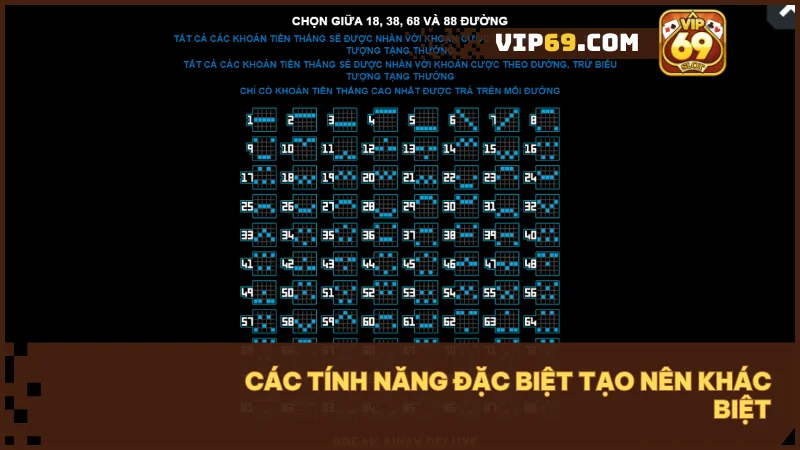 Slot Break Away Deluxe tại VIP69: Sân băng rực lửa, cơ hội nổ thưởng bất ngờ 3 Khám phá loạt tính năng độc quyền giúp nhân đôi cơ hội chiến thắng